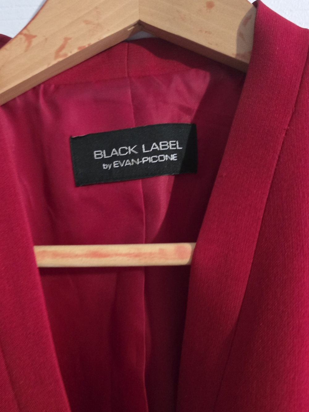 Black Label by Evan-Picone Women's Red Blazer